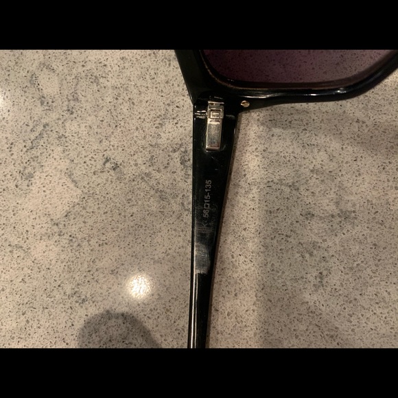 Zac Posen Accessories Zac Posen Black And Gold Cat Eye Sunglasses